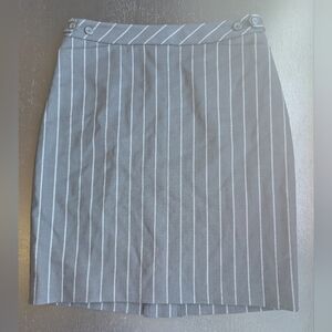 Club Monaco 98% Wool Pinstripe Skirt